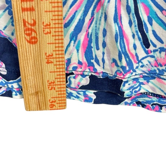 EUC Lilly Pulitzer Luella Swing Dress – Deep Sea Navy Shells – Sz Small - Picture 8 of 11